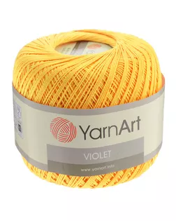 Пряжа YarnArt 'Violet' 50гр 282м (100% мерсеризованный хлопок) (4653 желтый) арт. АРС-44689-1-АРС0000835277
