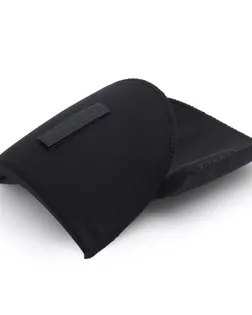 ВК-16/6/А Плечевые накладки втачные с плот.обшивкой и контакт. лентой, черный,16*120*165мм Hobby&Pro арт. АРС-65743-1-АРС0000836979