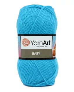 Пряжа YarnArt 'Baby' 50гр 150м (100% акрил) (552 голубая бирюза) арт. АРС-50469-1-АРС0000842490