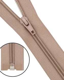 Молния витая т5 1 замок 75см (128 бежевый) арт. АРС-64752-1-АРС0000848313