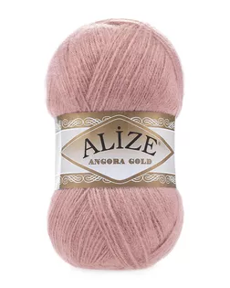 Пряжа ALIZE 'Angora Gold' 100гр. 550м (80%акр, 20%шерсть) ТУ (144 старо-розовый) арт. АРС-50525-1-АРС0000852232