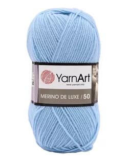 Пряжа YarnArt 'Merino de Lux' 100гр 280м (50% шерсть, 50% акрил) (215 св.голубой) арт. АРС-50565-1-АРС0000852886