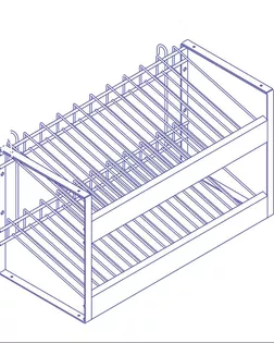 Стенд для красок 600х340 х210 ВЛ арт. АРС-54173-1-АРС0000976833