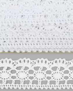 Купить Хлопковые ленты Тесьма вяз ажур х/б 50-1445/01 ш.3,5см (одностор.) арт. АРС-1215-1-АРС0001031043 оптом в Череповце