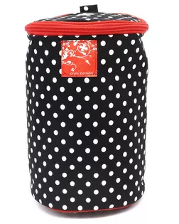610677 Футляр для пряжи 'Полька дот', черно-белый, 14,5*21,5 см, Prym арт. АРС-1502-1-АРС0001034943 610677 Футляр для пряжи 'Полька дот', черно-белый, 14,5*21,5 см, Prym арт. АРС-1502-1-АРС0001034943