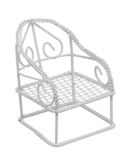Купить Мебель K9013 Металлическое мини-кресло, 5*6*8 см арт. АРС-2895-1-АРС0001060260 оптом в Череповце
