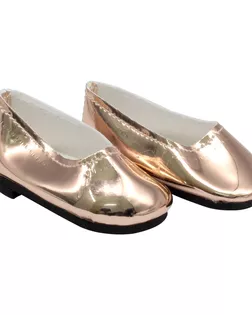 Купить Обувь MISU-4 Туфли для куклы 'Металлик', 7см, цв. золотой арт. АРС-8970-1-АРС0001159156 оптом в Череповце