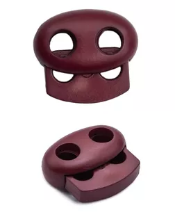 Фиксатор 'Овал' 103-М малый ПП р.1,4х1,7см (бордовый) арт. АРС-9717-1-АРС0001169827