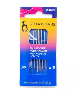 Иглы для наметки PONY 02861 №3-9 арт. АРС-12386-1-АРС0001197163 Иглы для наметки PONY 02861 №3-9 арт. АРС-12386-1-АРС0001197163