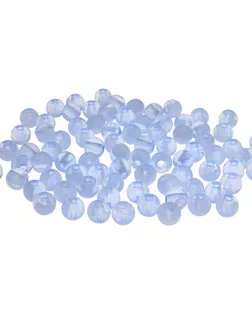 Бусины полупрозрачные 2006 пластик, 6мм, 20гр (170+/-10шт) Астра (002 голубой) арт. АРС-12642-1-АРС0001200563