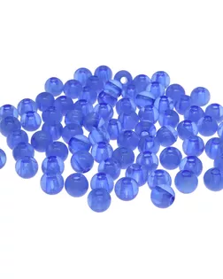 Бусины полупрозрачные 2006 пластик, 6мм, 20гр (170+/-10шт) Астра (043 светло-синий) арт. АРС-12644-1-АРС0001200565