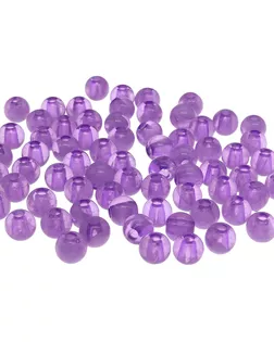 Бусины полупрозрачные 2006 пластик, 6мм, 20гр (170+/-10шт) Астра (024 фиолетовый) арт. АРС-12646-1-АРС0001200567