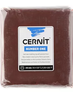CE090025 Пластика полимерная запекаемая 'Cernit № 1' 250гр. (800 коричневый) арт. АРС-23007-1-АРС0001140387