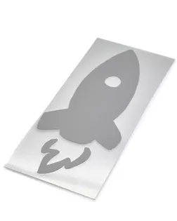 Светоотражающая наклейка на одежду 'Ракета' 6*6см арт. АРС-23634-1-АРС0001168236