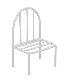 Купить Мебель KB4248 Металлический мини стул, белый 4,5*3,5*2,5*7,5см Астра арт. АРС-25189-1-АРС0001105886 оптом в Череповце