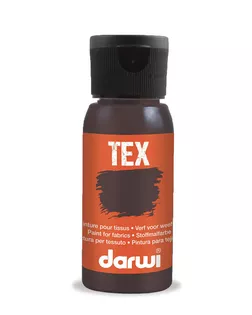 DA0100050 Краска для ткани Darwi TEX, 50 мл (805 темно-коричневый) арт. АРС-32034-1-АРС0001239715