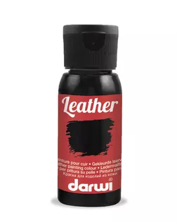 DA0420050 Краска для кожи Darwi LEATHER, 50мл (100 черный) арт. АРС-32063-1-АРС0001240216