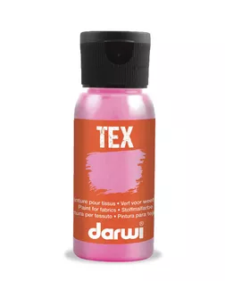 DA0100050 Краска для ткани Darwi TEX, 50 мл (495 розовый перламутровый) арт. АРС-33093-1-АРС0001239701
