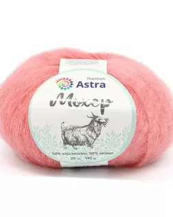 Пряжа Astra Premium 'Мохер' (Mohair) 25гр. 80м (50% кид мохер, 50% акрил) (32 розовый) арт. АРС-33350-1-АРС0001239793