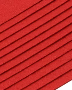 Набор фетра жесткого листового, 1.0мм, 160 гр, 20х30см, 12шт/упак Astra&Craft (8 красный AF801) арт. АРС-36325-1-АРС0001221851