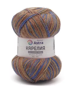 Пряжа Astra Premium 'Карелия' носочная (Karelia sock) 100гр 400м (75% шерсть, 25% нейлон) (1005) арт. АРС-37627-1-АРС0001246096