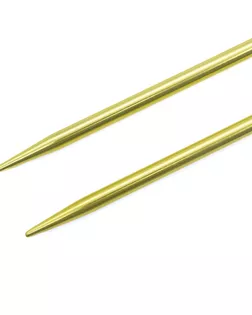 33711 Спицы вязальные прямые COLOUR 5,0 мм*35 см, желтый, алюм., 2 шт PONY арт. АРС-39017-1-АРС0001236988