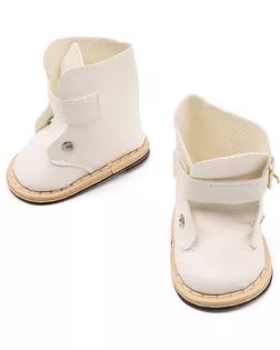Купить Обувь SH-0024 Ботиночки для кукол 7,5*4,2*6,0 см, 1 пара, Astra&Craft (белый) арт. АРС-40273-1-АРС0001258032 оптом в Череповце