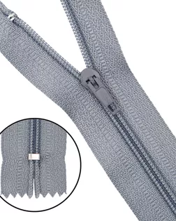 Молния брючная p/l Т4 - 20см (F319 серый) арт. АРС-41602-1-АРС0001272592