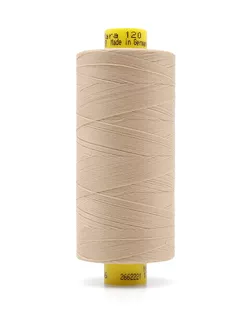 Нить Mara 120/1000м, 100% полиэстер, Gutermann 700207 (186 крем-брюле) арт. АРС-42132-1-АРС0001031751