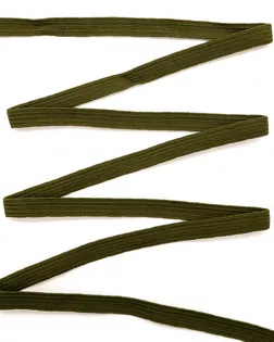 С1049 Тесьма эластичная 1см *(10м*10) цветная (оливковый) арт. АРС-42445-1-АРС0001208650