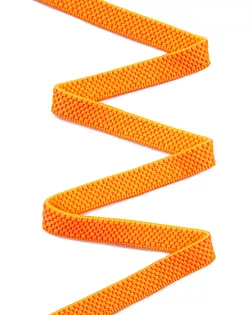 Шнур эластичный плоский обувной 8мм*25м (L9916 оранжевый неон) арт. АРС-42740-1-АРС0001274907