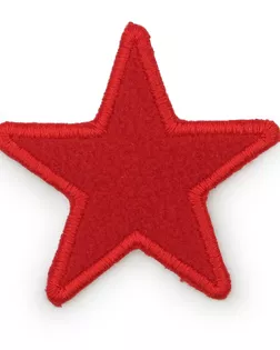 016 Термоаппликация 'Звезда', 60*59мм (10 шт) (красный) арт. АРС-43399-1-АРС0001277477