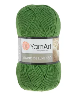 Пряжа YarnArt 'Merino de Lux' 100гр 280м (50% шерсть, 50% акрил) (98 бледно-зеленый) арт. АРС-43708-1-АРС0001087352