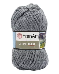 Пряжа YarnArt 'Alpine Maxi' 250гр 105м (40% шерсть, 60% акрил) (669 серый) арт. АРС-43729-1-АРС0001112442