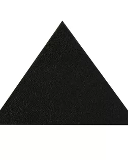 202 Термоаппликация из кожи Треугольник сторона 5см, 2шт в уп., 100% кожа (01 черный) арт. АРС-43765-1-АРС0001123638