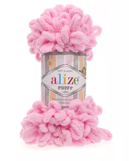 Пряжа Alize 'Puffy' 100г 9м (100% микрополиэстер) (185 розовый) арт. АРС-43806-1-АРС0001146416