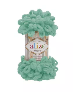 Купить Пряжа Alize 'Puffy' 100г 9м (100% микрополиэстер) (490 морская волна) арт. АРС-43844-1-АРС0001161379 оптом в Майкопе