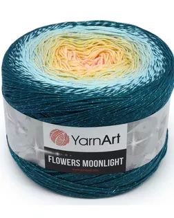 Пряжа YarnArt 'Flowers Moonlight' 260гр 1000м (53% хлопок, 43% полиакрил, 4% металлик) (3270 секционный) арт. АРС-44038-1-АРС0001225087