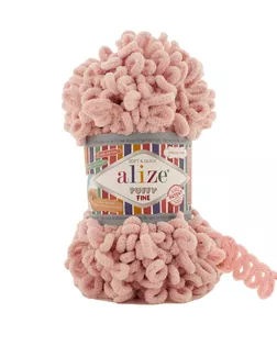 Пряжа Alize 'Puffy Fine' 100г 14м (100% микрополиэстер) (161 пудра) арт. АРС-44065-1-АРС0001226893