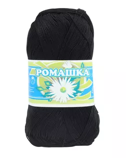 Купить Пряжа ПНК им Кирова Нитки РОМАШКА (100%хлопок) (7214 черный) арт. АРС-44631-1-АРС0000815943 оптом в Йошкар-Оле