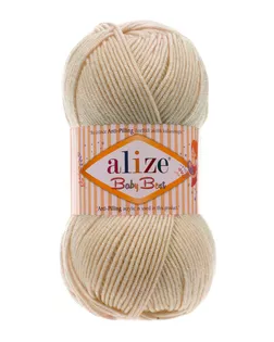 Купить Пряжа Alize 'Baby Best' 100г 240м (10% бамбук, 90% акрил) с эффектом АНТИПИЛЛИНГ (599 слоновая кость) арт. АРС-44850-1-АРС0001226690 оптом в Майкопе