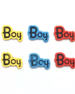 I1580-DW2 Декоративный элемент 'Boy', упак./6 шт., Magic Buttons арт. АРС-45038-1-АРС0001054403