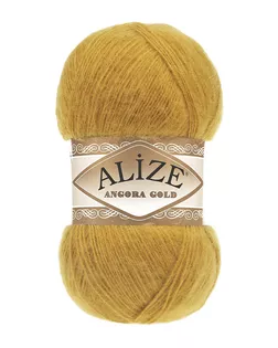 Пряжа ALIZE 'Angora Gold' 100гр. 550м (80%акр, 20%шерсть) ТУ (02 шафран) арт. АРС-45844-1-АРС0001081881