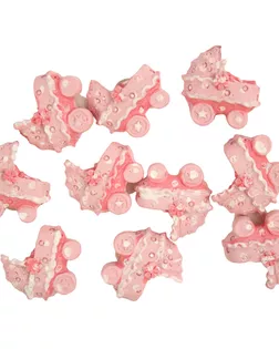 SCB26003009 Набор декоративных украшений со стикером 'Детская коляска', 2*2 см, упак./10 шт., ScrapBerry's арт. АРС-45851-1-АРС0001082619 SCB26003009 Набор декоративных украшений со стикером 'Детская коляска', 2*2 см, упак./10 шт., ScrapBerry's арт. АРС-45851-1-АРС0001082619