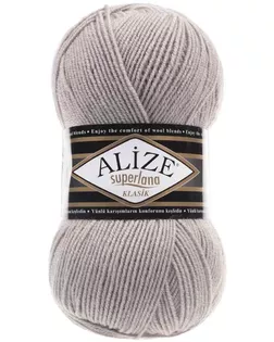 Пряжа ALIZE 'Superlana klasik' (однотонная) 100гр. 280м. (75% акрил, 25%шерсть) ТУ (652 пепельный) арт. АРС-45855-1-АРС0001085907 Пряжа ALIZE 'Superlana klasik' (однотонная) 100гр. 280м. (75% акрил, 25%шерсть) ТУ (652 пепельный) арт. АРС-45855-1-АРС0001085907