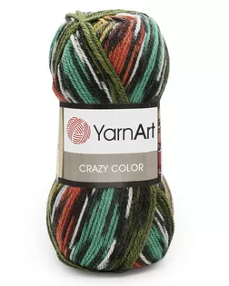 Пряжа YarnArt 'Crazy color' 100гр 260м (25% шерсть,75% акрил) (163 секционный) арт. АРС-45880-1-АРС0001087349