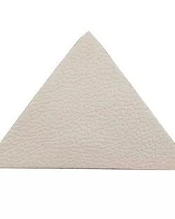 202 Термоаппликация из кожи Треугольник сторона 5см, 2шт в уп., 100% кожа (06 бежевый) арт. АРС-46166-1-АРС0001123642