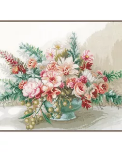 PN-0169794 Набор для вышивания LanArte 'Букет цветов' 45x37см арт. АРС-46410-1-АРС0001149551