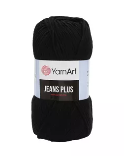 Пряжа YarnArt 'Jeans Plus' 100гр 160м (55% хлопок, 45% полиакрил) (53 черный) арт. АРС-46971-1-АРС0001210489