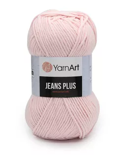 Пряжа YarnArt 'Jeans Plus' 100гр 160м (55% хлопок, 45% полиакрил) (74 св. розовый) арт. АРС-46973-1-АРС0001210492
